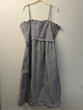 J. Crew Gingham Sundress with Smocked Bodice